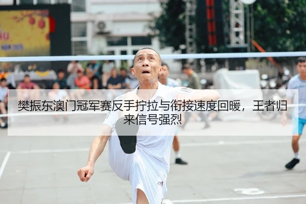 樊振东澳门冠军赛反手拧拉与衔接速度回暖，王者归来信号强烈