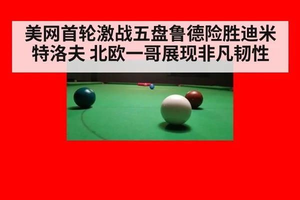 美网首轮激战五盘鲁德险胜迪米特洛夫 北欧一哥展现非凡韧性